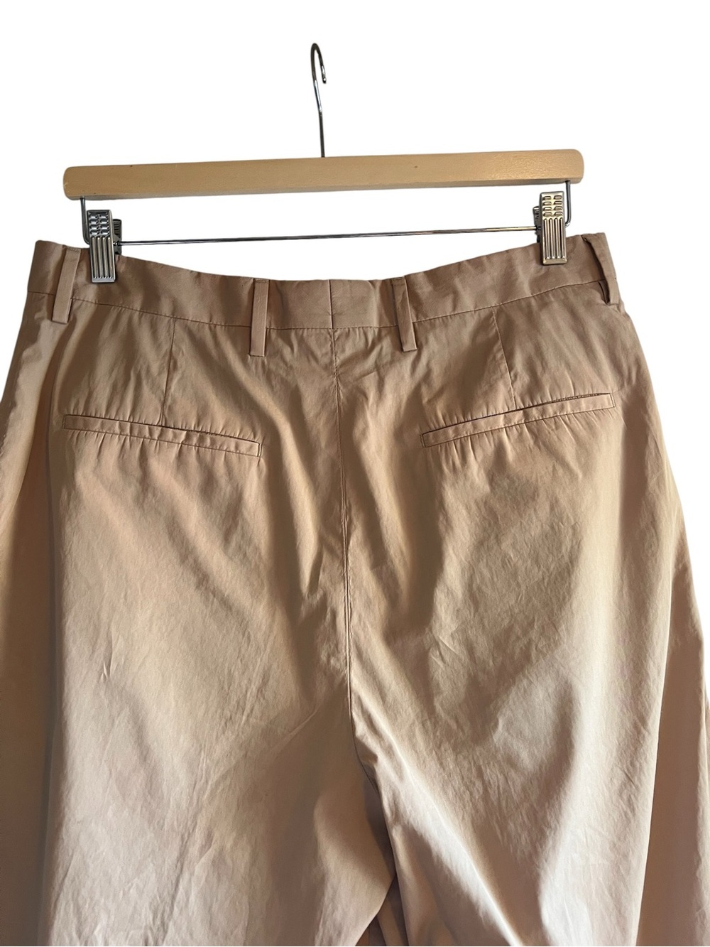 Dries Van Noten Beige Cropped Wide-Leg pleated pants size 40 excellent condition - Picture 7 of 9